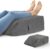 BIEEZZK Leg Pillow Elevation Blood Circulation, Leg Elevating Pillows for After Surgery, Sleeping, Memory Foam Wedge Pillow for Legs Swelling, Foot Knee Pillow for Back Pain, 23.6×16.8×8in, Dark Grey