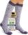 Merino Wool Compression Socks for Women Men, 15-20 mmHg Knee High Socks for Flying, Travel, Running