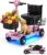Ecomobi Light Weight Mobility Scooter for Seniors & Adults, 12–30 Mile Range, Foldable Airline Approved Portable 4 Wheel Motorized Scooter with Removable Lithium Battery, 300 lb Capacity, MS01F Pink