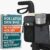 Vive Rollator Bag with Cup Holder – Walker Accessories Pouch Organizer with Phone Pocket for Seniors, Elderly, Adults – Storage Caddy – Water Resistant, Universal Fit, Quick Install