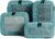 Aerotrunk Compression Packing Cubes for Travel – Luggage Organizer Bags – Double Zipper Packing Cubes for Suitcases (4-Pack, Teal)