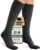 Merino Wool Compression Socks for Women Men, 15-20 mmHg Knee High Socks for Flying, Travel, Running