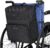 Ytonet Wheelchair Bag, Wheelchair Storage Bag to Hang on Back Walker Accessories Insulated Pockets Removable Shoulder Strap 3 Ways Carry Easy Install, 16″ L x8.5 W x 17″ H Black