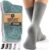 Gripjoy Grip Socks for Women, Grippy, Non Slip, Gripper Socks for Women & Men, Pilates, Yoga, Hospital, 3 Pairs, Crew