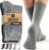 Gripjoy Grip Socks for Women, Grippy, Non Slip, Gripper Socks for Women & Men, Pilates, Yoga, Hospital, 3 Pairs, Crew